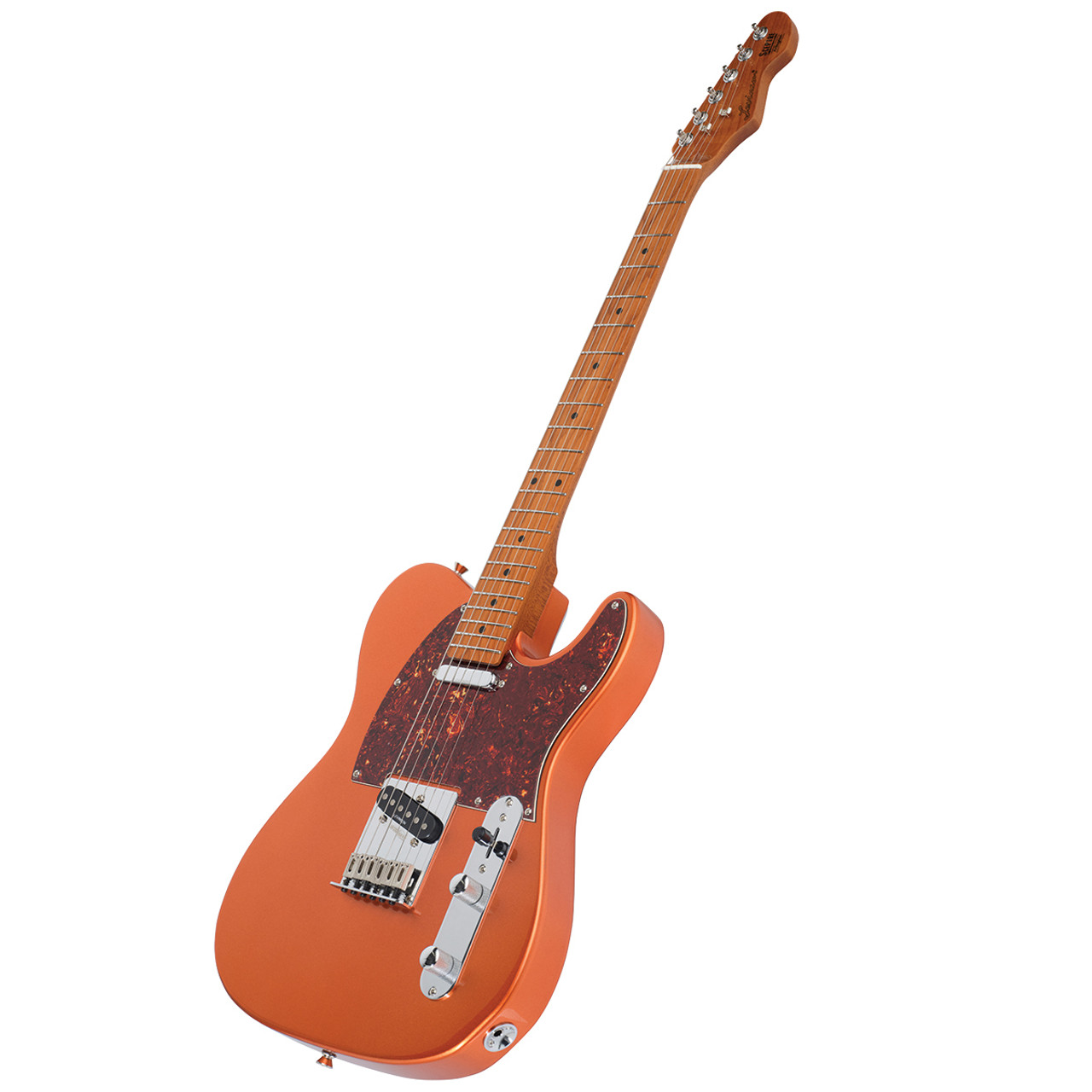 Levinson Sceptre Arlington Std Single Cutaway Sienna Metallic Copper SS w Maple Board