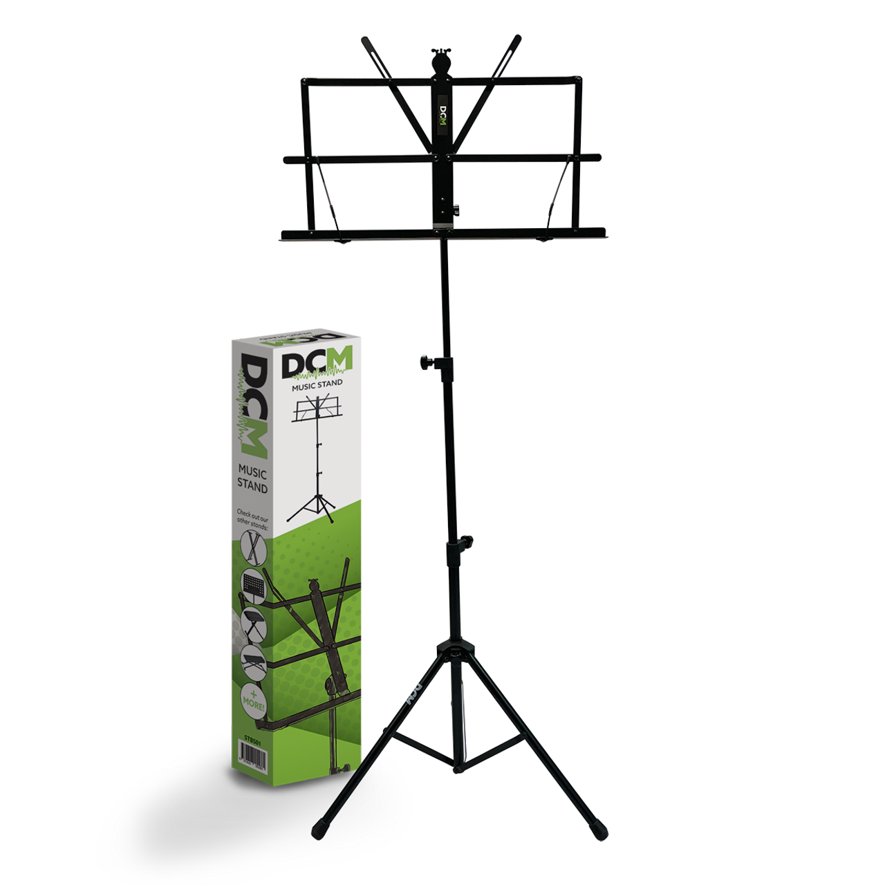 DCM BS01 Music Stand Black inc Carry  Bag
