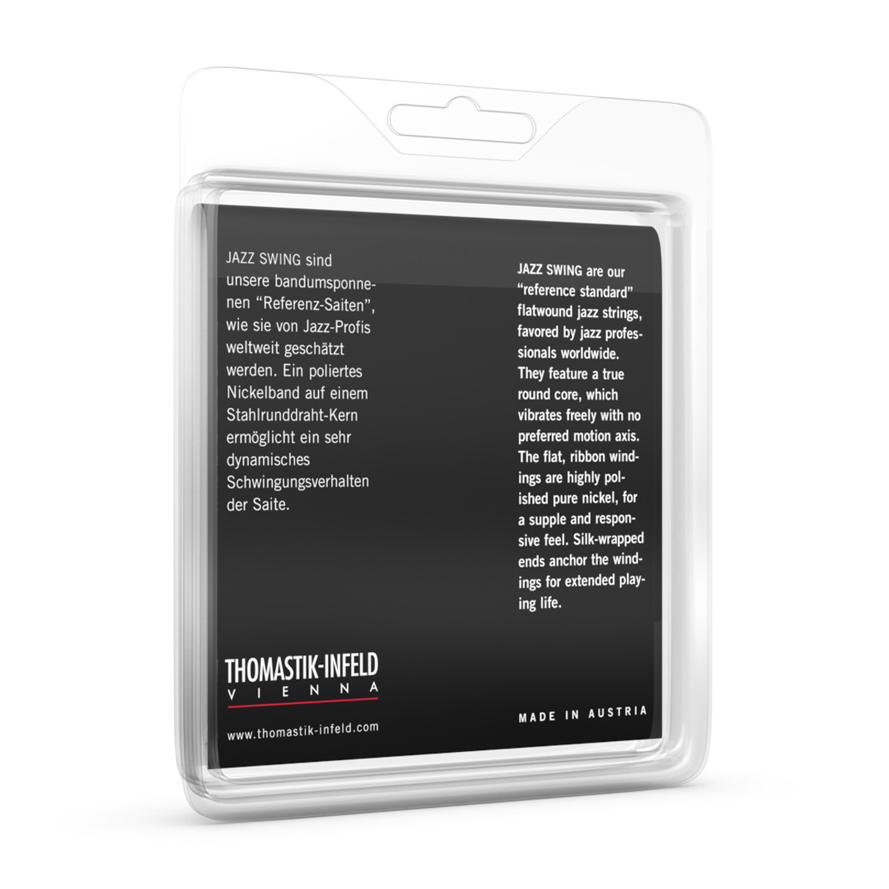 Thomastik JS113T Jazz Swing Series Flatwound Set 13/53 Tin plated trebles