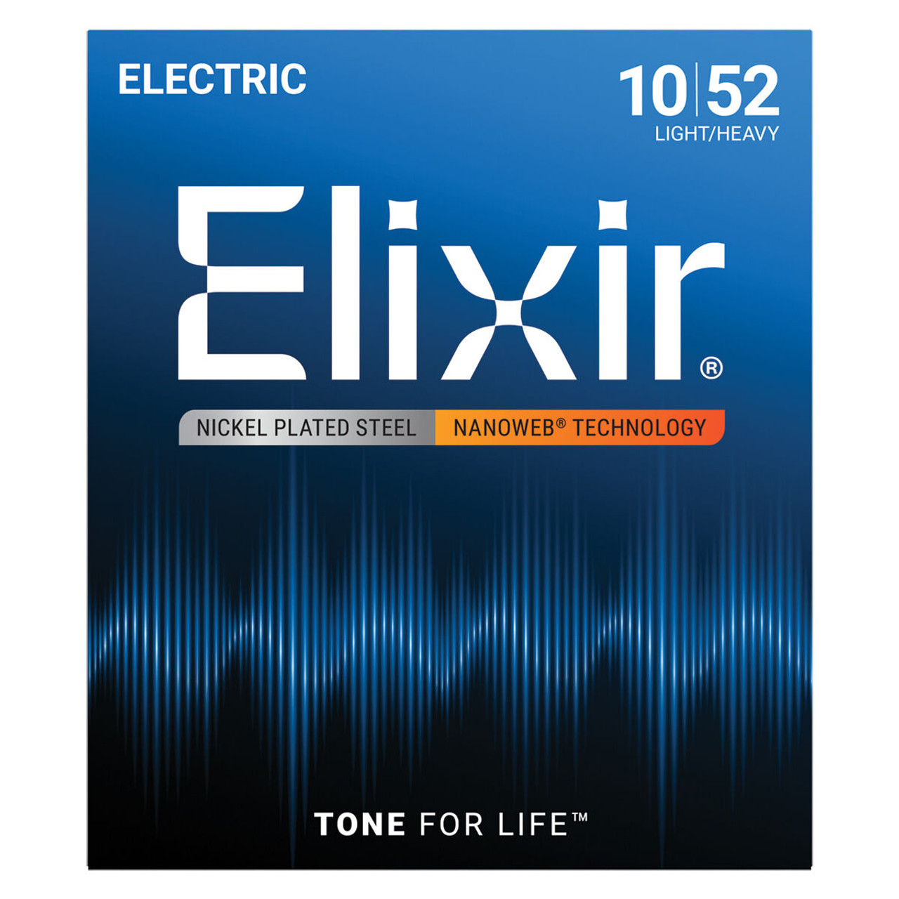 Elixir 12077 Nanoweb Electric  Light-Heavy 10-52 Elixir 12077 Nanoweb Electric  Light-Heavy 10-52