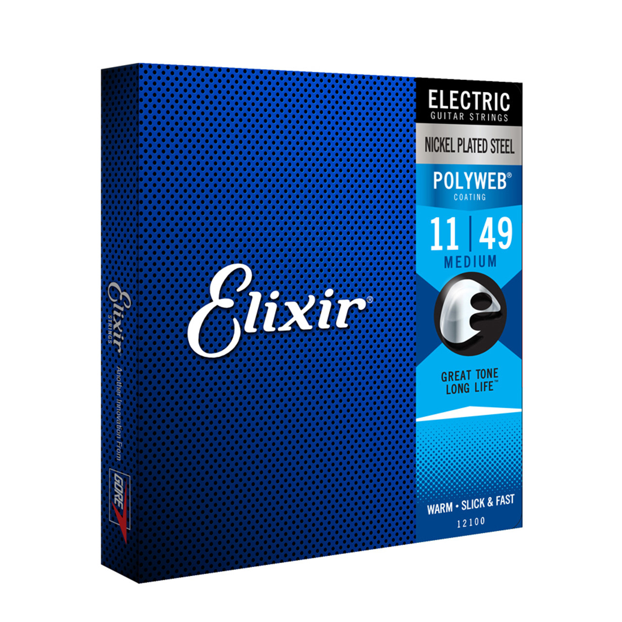 Elixir 12100 Polyweb Electric Medium 11-49 Elixir 12100 Polyweb Electric Medium 11-49
