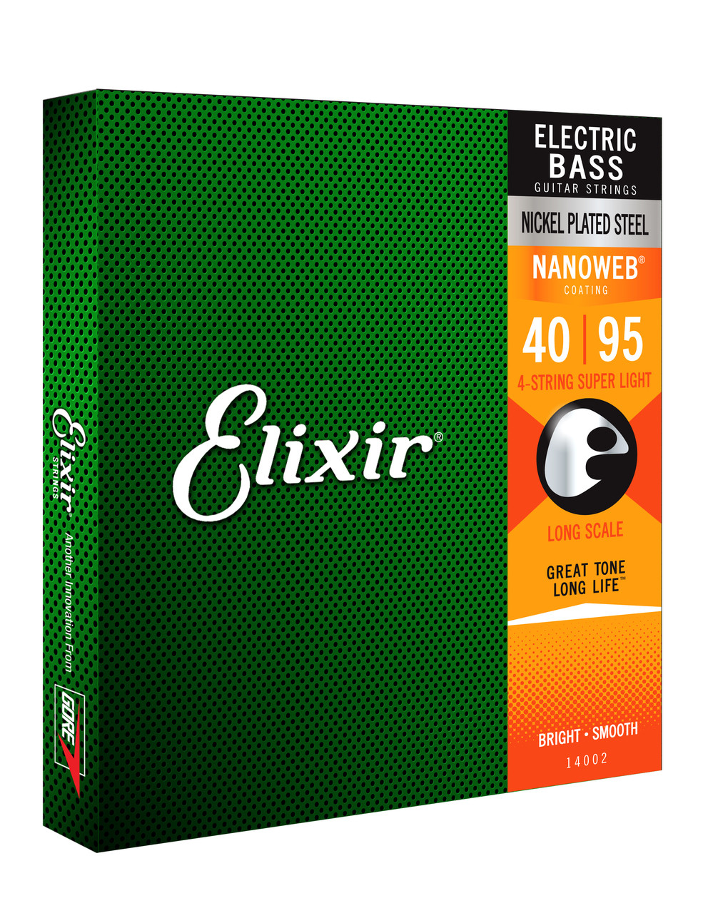 Elixir 14002 Electric Bas Bass Nickel Plated Steel With