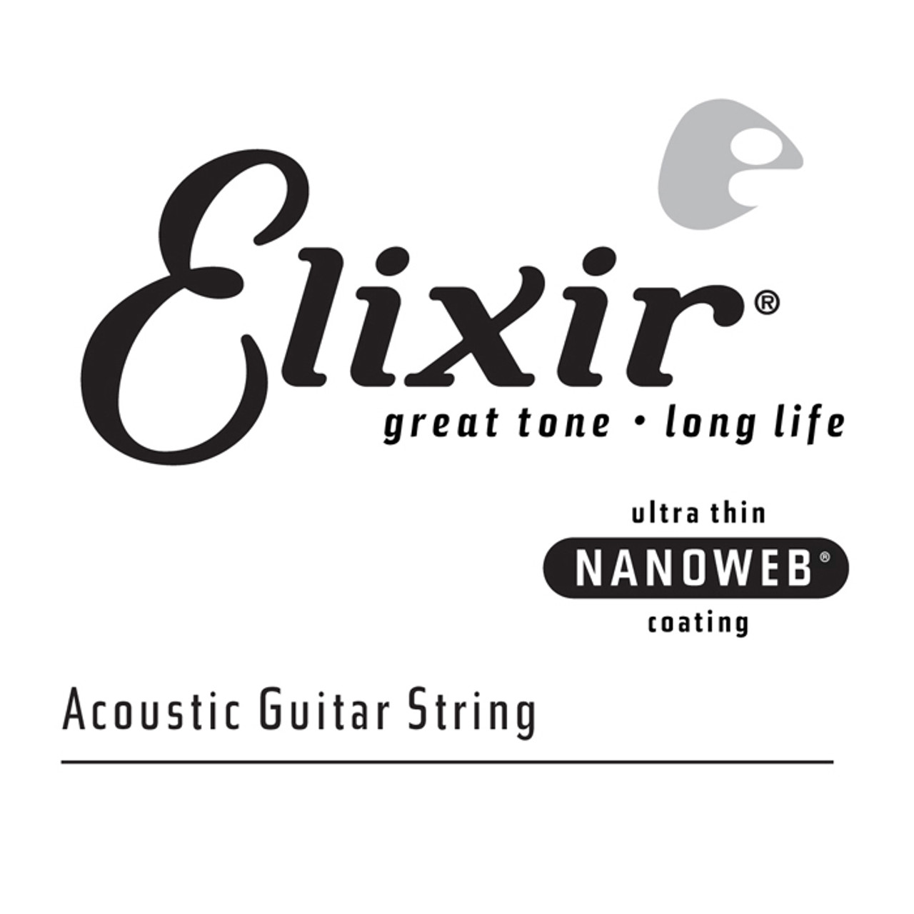 Elixir 15122 Nanoweb Single  .022 80/20 Bronze