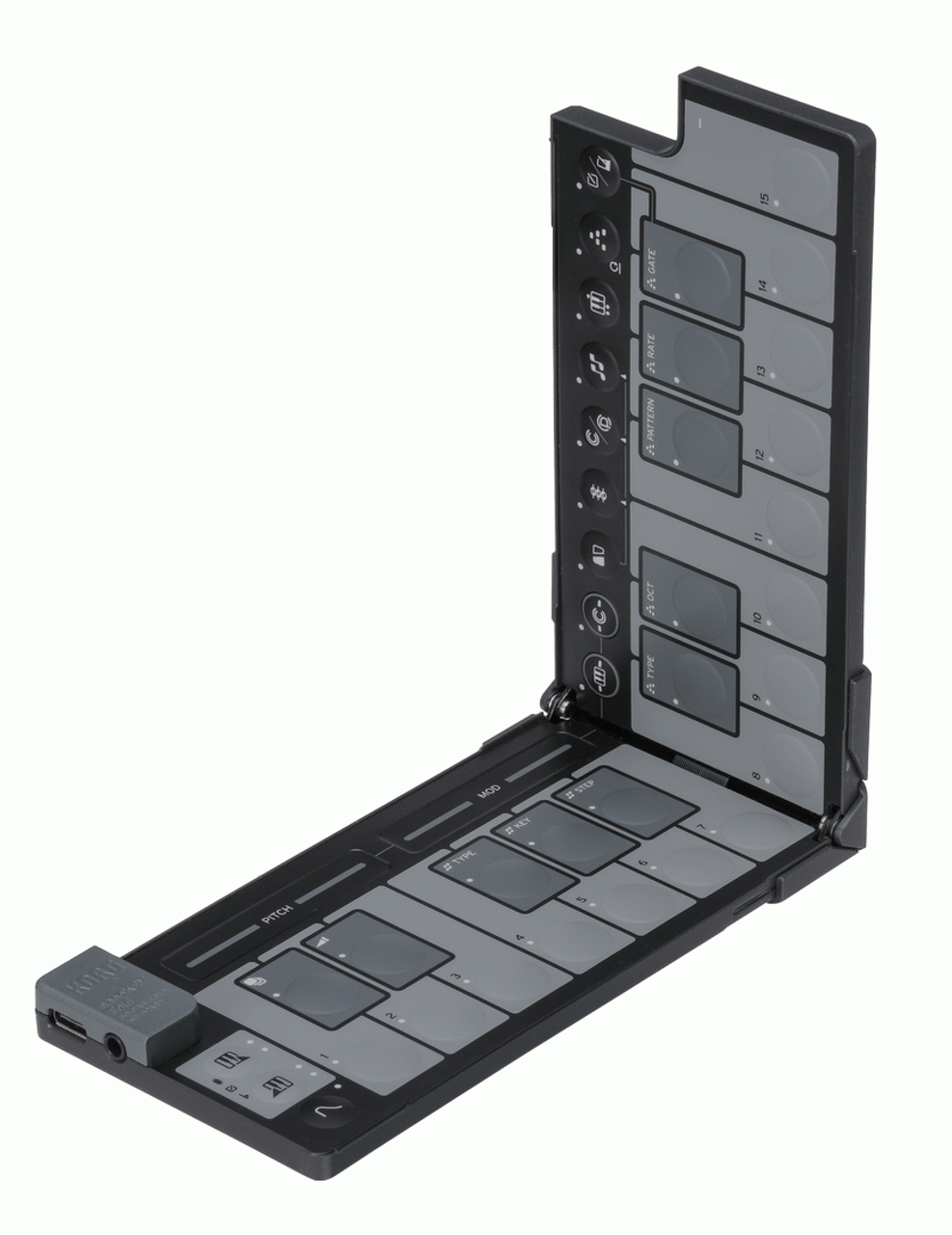 Korg Nanokey Fold 25 Key Foldable Midi Keyboard Black