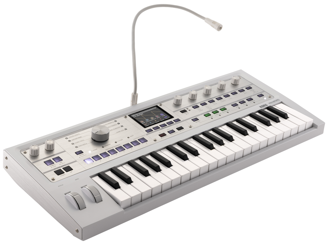 KORG MICROKORG 2 SYNTHESIZER VOCODER WHITE LIMITED EDITION