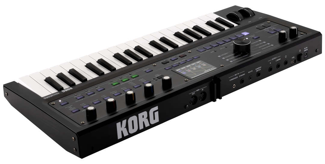 KORG MICROKORG 2 SYNTHESIZER VOCODER BLACK LIMITED EDITION