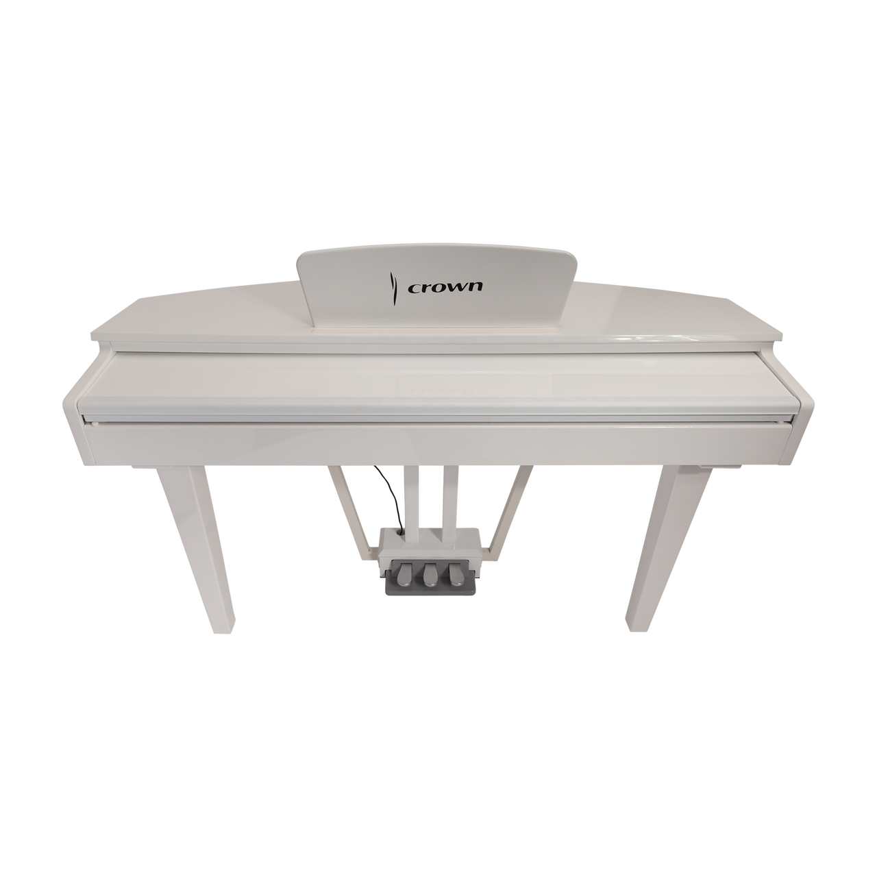 CROWN CMG-1-WHT Digital Mini Grand Piano 88 Note (Gloss White)