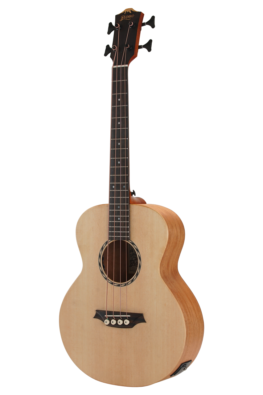 BROMO GUITARS BAT8E Mini Jumbo Electric/Acoustic Bass Guitar