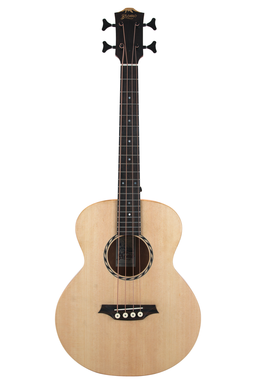 BROMO GUITARS BAT8E Mini Jumbo Electric/Acoustic Bass Guitar