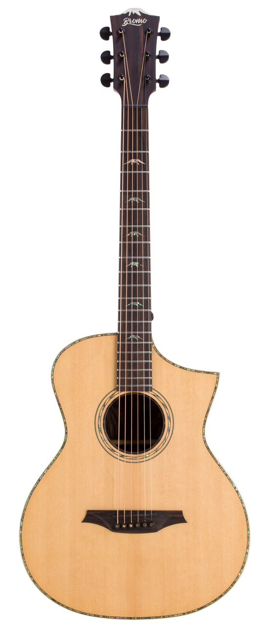 BROMO GUITARS BAR5CE Concert Cutaway Electric/Acoustic Guitar