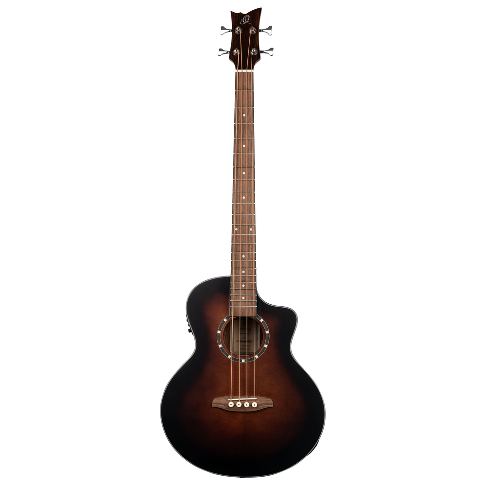 ORTEGA Deep Series 7 Medium Scale Acoustic Bass 4 String - Spruce / Mahogany Bourbon Fade