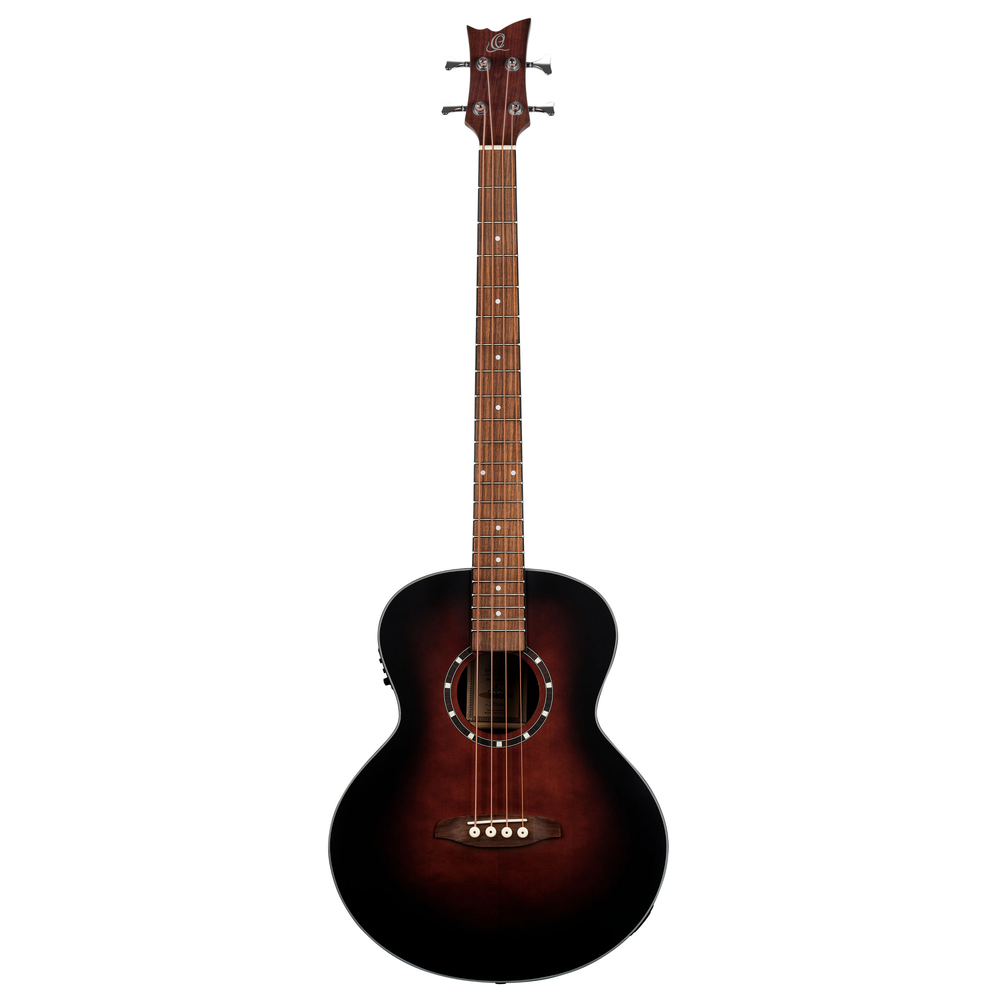 ORTEGA Deep Series 7 Medium Scale Acoustic Bass 4 String - Spruce / Mahogany Bourbon Fade
