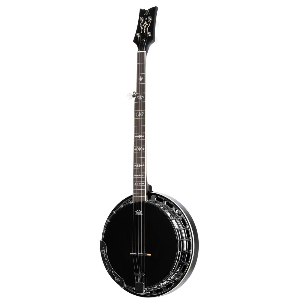 ORTEGA Raven Series Banjo 5 String - Mahogany Black + Bag
