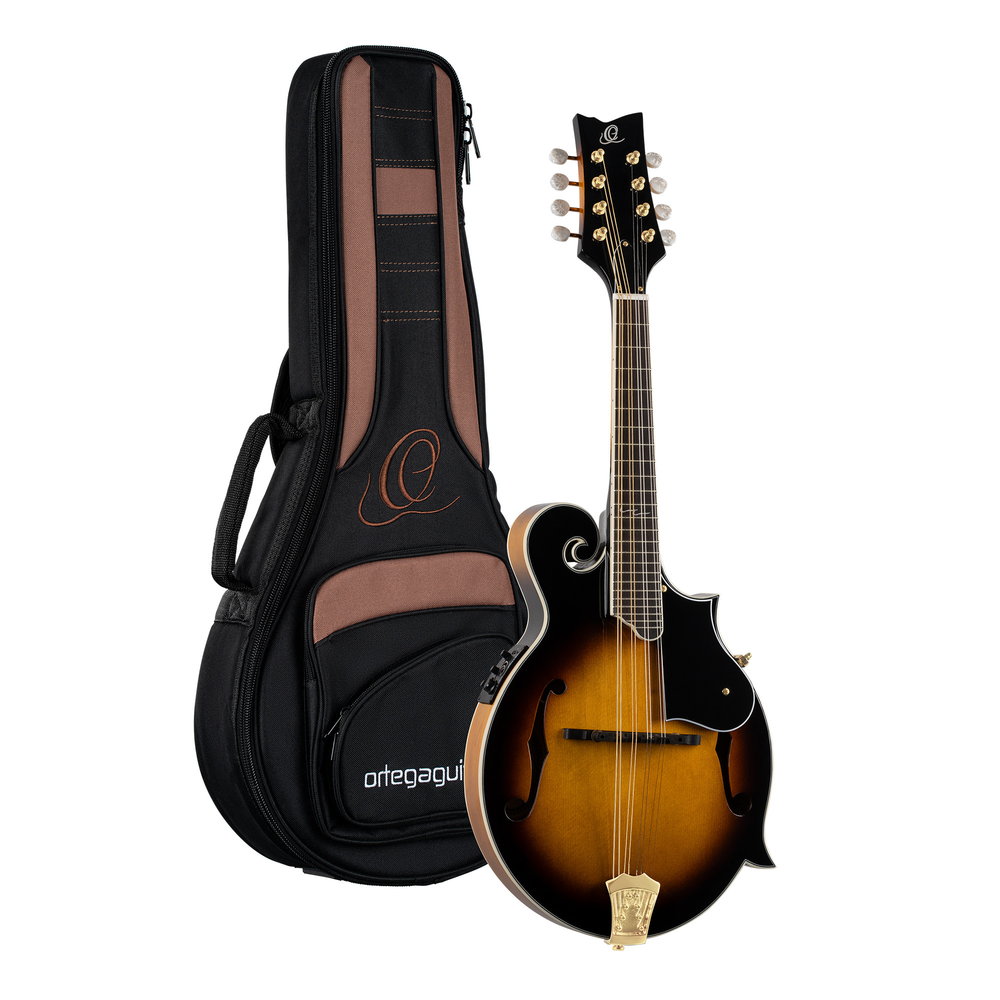 ORTEGA F-Style Series Mandolin 8 String - Spruce / Maple Tobacco Sunburst