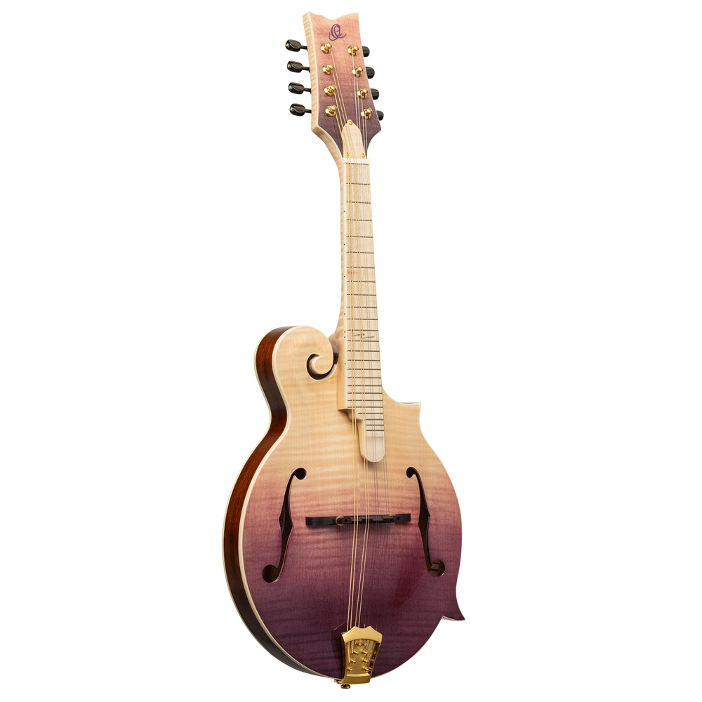 ORTEGA Americana Series F-Style Mandolin + Croco Leather Case