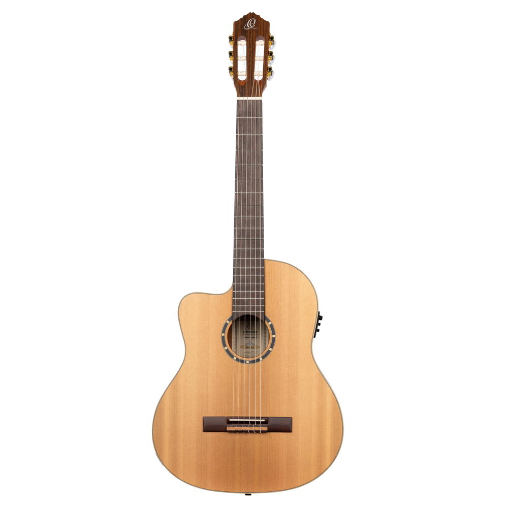 ORTEGA Family Series Pro 4/4 Classical Guitar 6 String Lefty - Solid Cedar / Mahogany Natural + Gig Bag