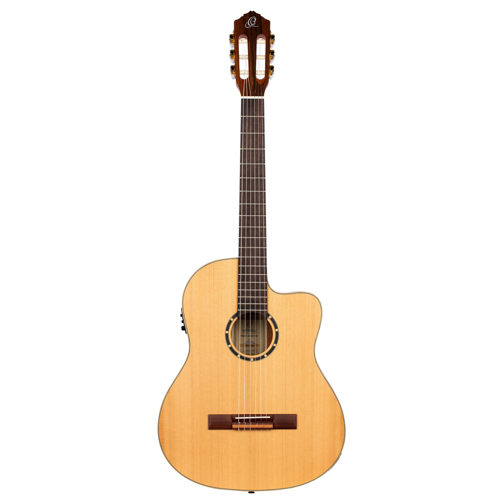 ORTEGA Family Series Pro 4/4 Classical Slim Neck Guitar 6 String - Solid Cedar / Mahogany Natural + Gig Bag