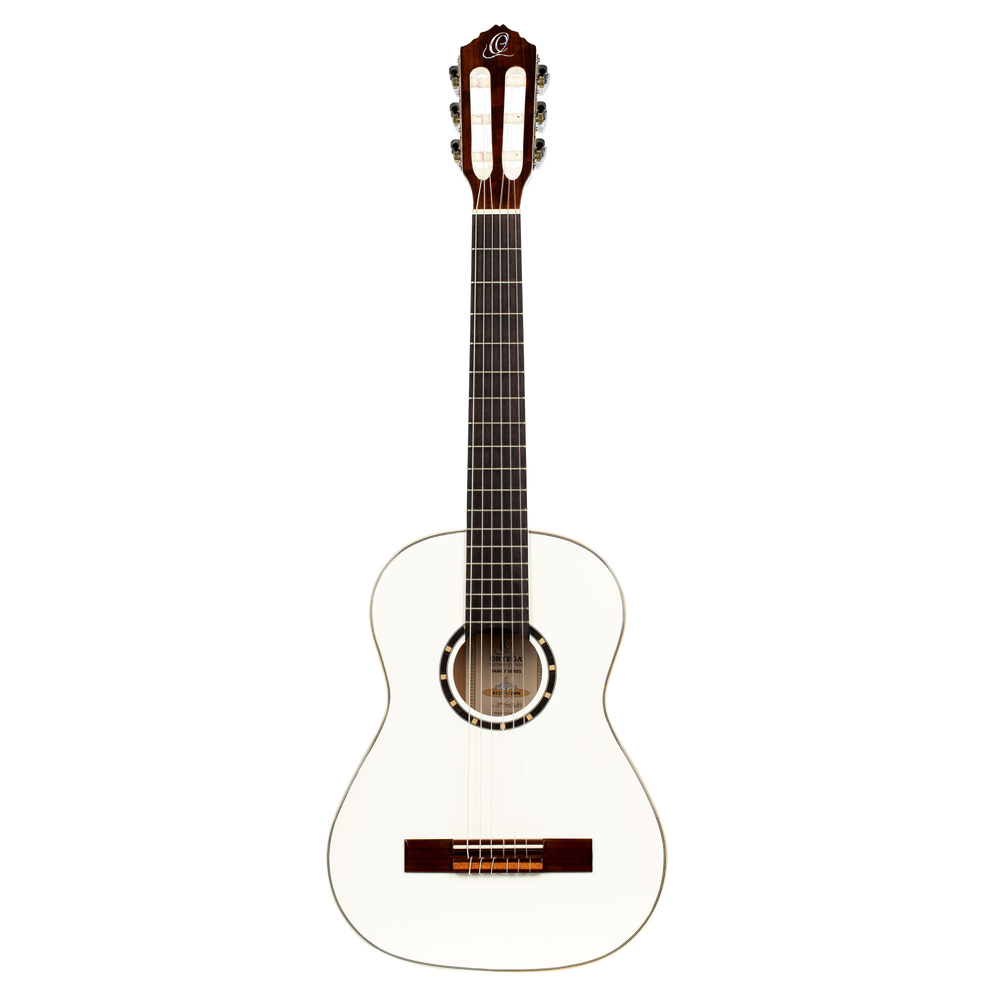 ORTEGA Family Series 1/2 Classical Guitar 6 String - White + Gigbag