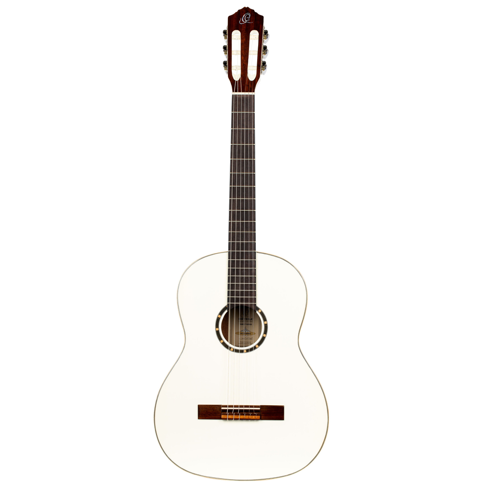 ORTEGA Family Series 4/4 Classical Slim Neck Guitar 6 String - White + Gigbag