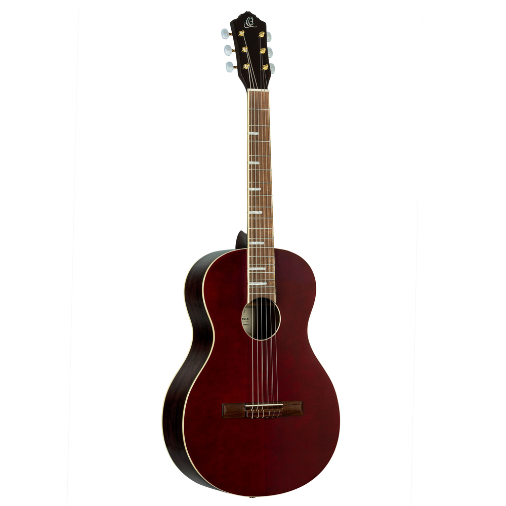 ORTEGA Ranger Series 4/4 Nylon String Guitar 6-String - Stained Red + Gig Bag