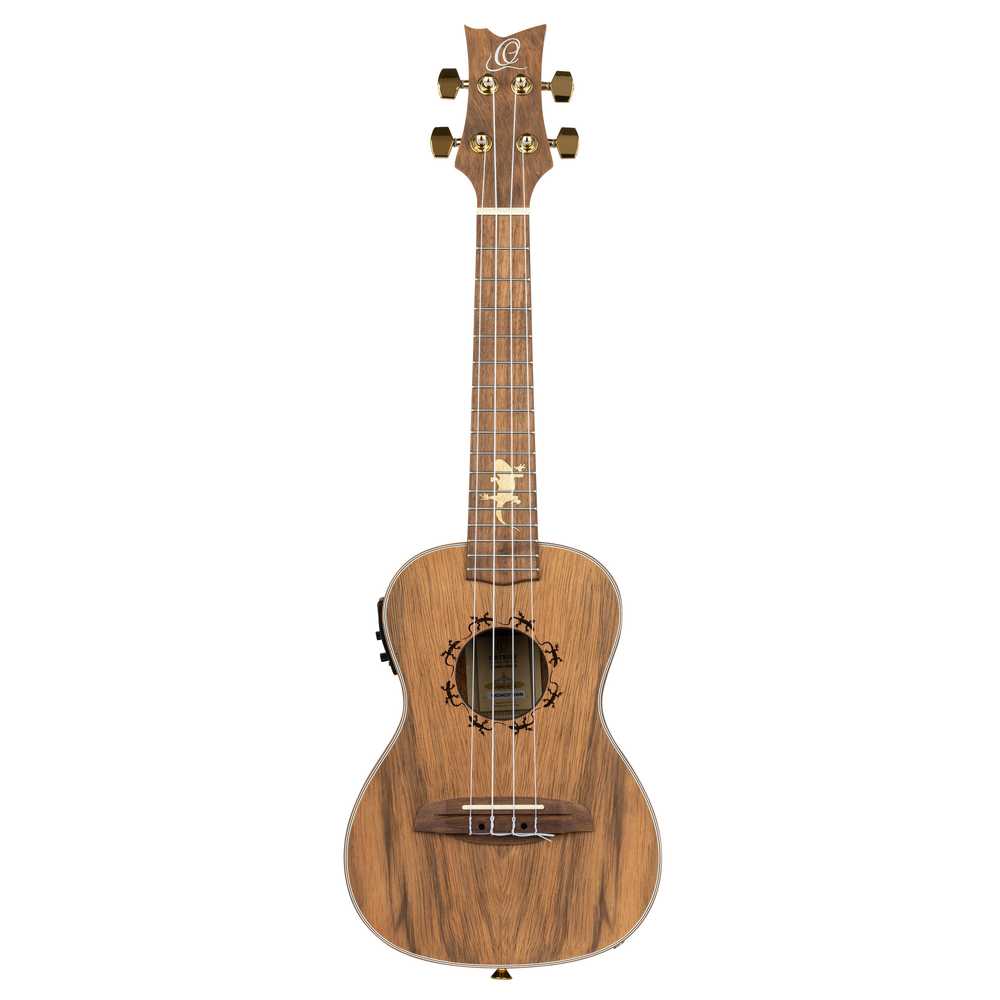 ORTEGA Lizard Series Concert Ukulele 4 String - Paldao Natural + Bag