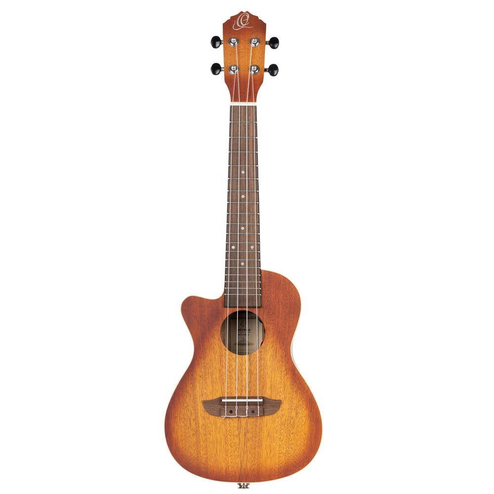 ORTEGA Earth Series Concert Preamp Ukulele 4 String Lefty - Sunburst
