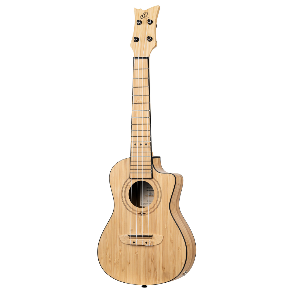 ORTEGA Bamboo Series Concert Ukulele 4 String - Solid Bamboo Natural + Bag