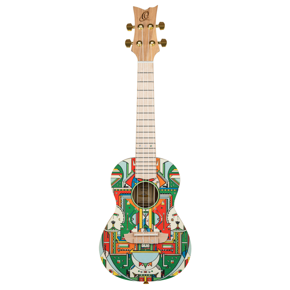ORTEGA Art Series Concert Ukulele 4 String - Spruce / Catalpa Himalaya