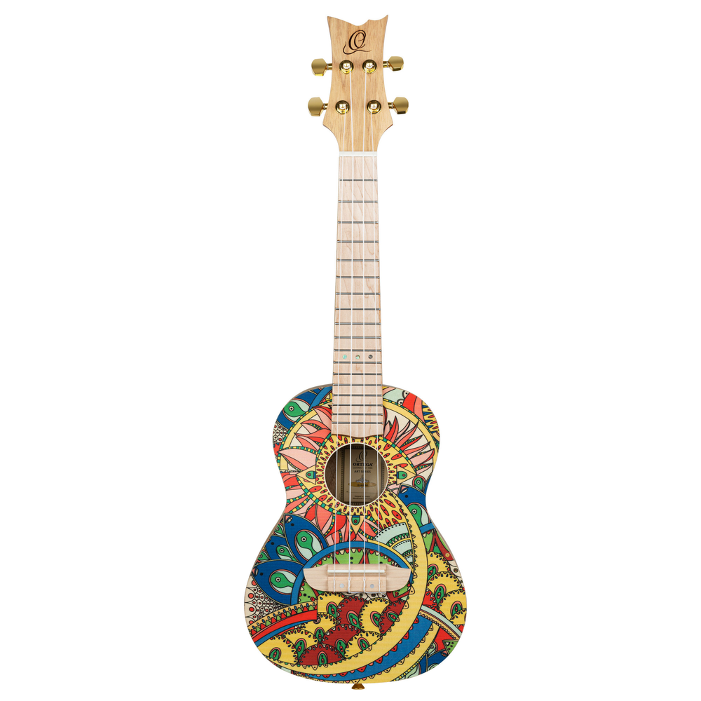 ORTEGA Art Series Concert Ukulele 4 String - Spruce / Catalpa Mystic India