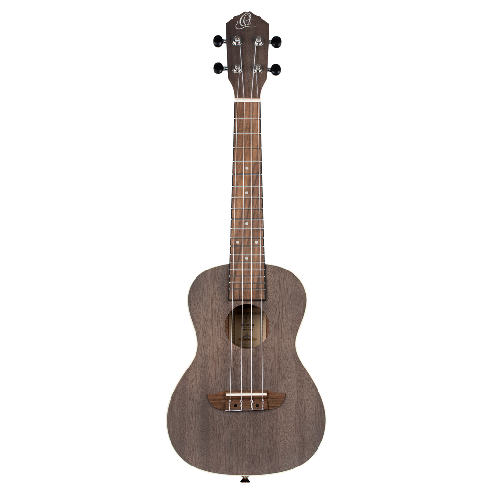 ORTEGA Earth Series Concert Ukulele 4 String Lefty - Okoume Coal Black