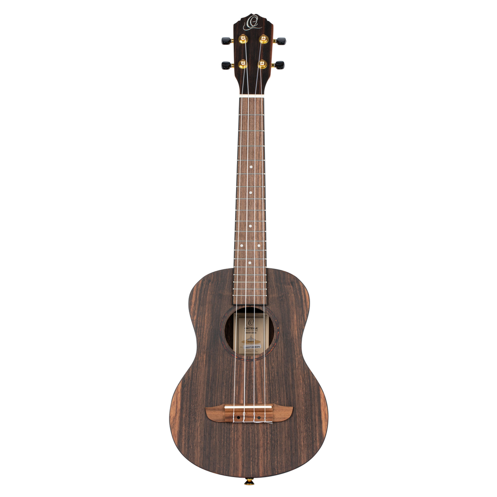 ORTEGA Timber Series Tenor Ukulele 4 String - Ebony Natural + Bag