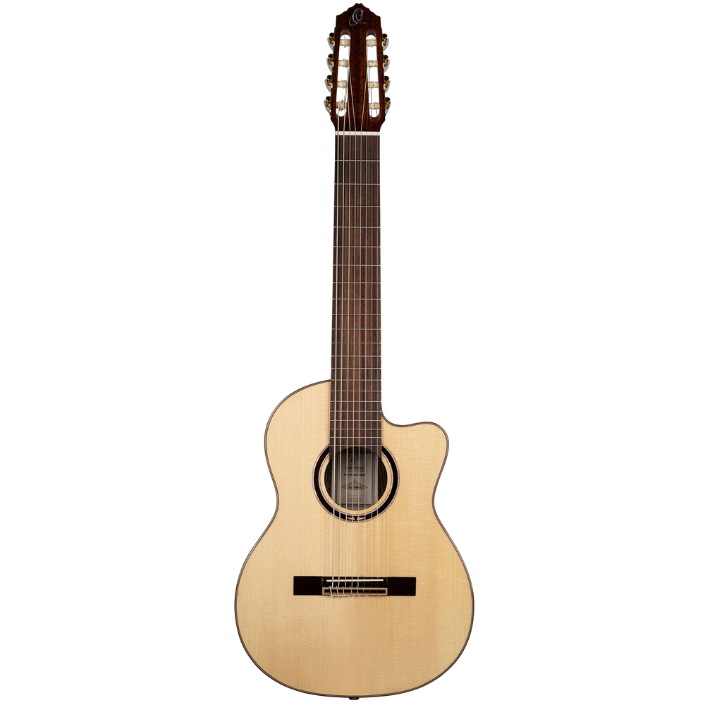 ORTEGA Performer Series 4/4 Nylon String Guitar 8-String - Natural + Gig Bag
