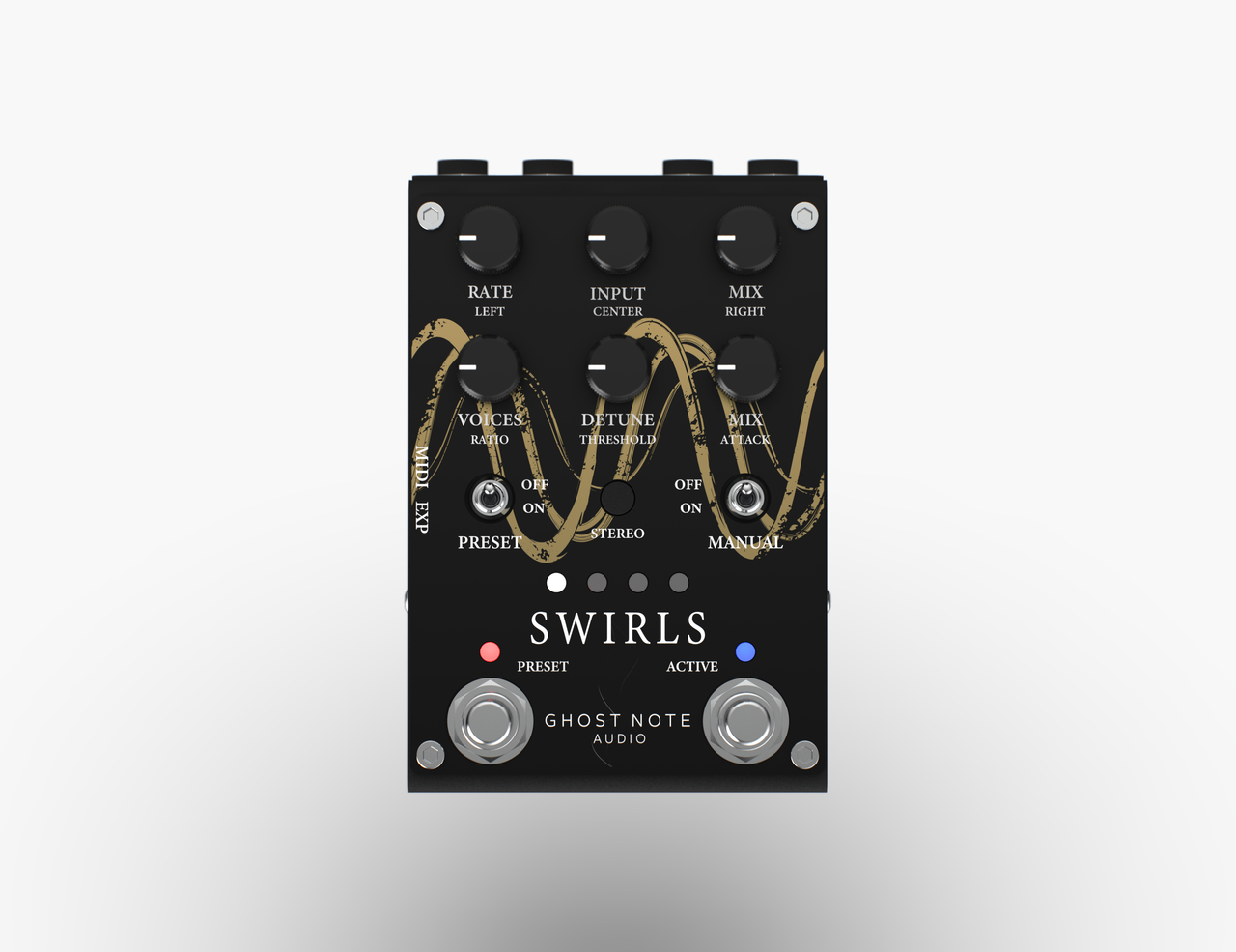 Ghost Note Audio - Daedalus Faceplates - Swirls