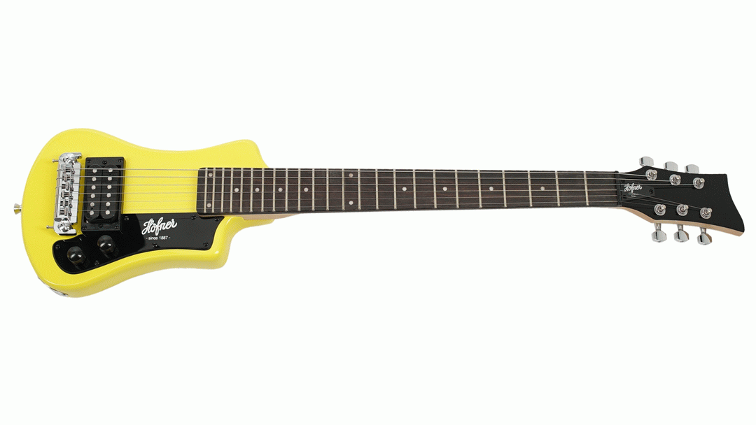 Hofner Hofner Shorty Bass Guitar Yellow