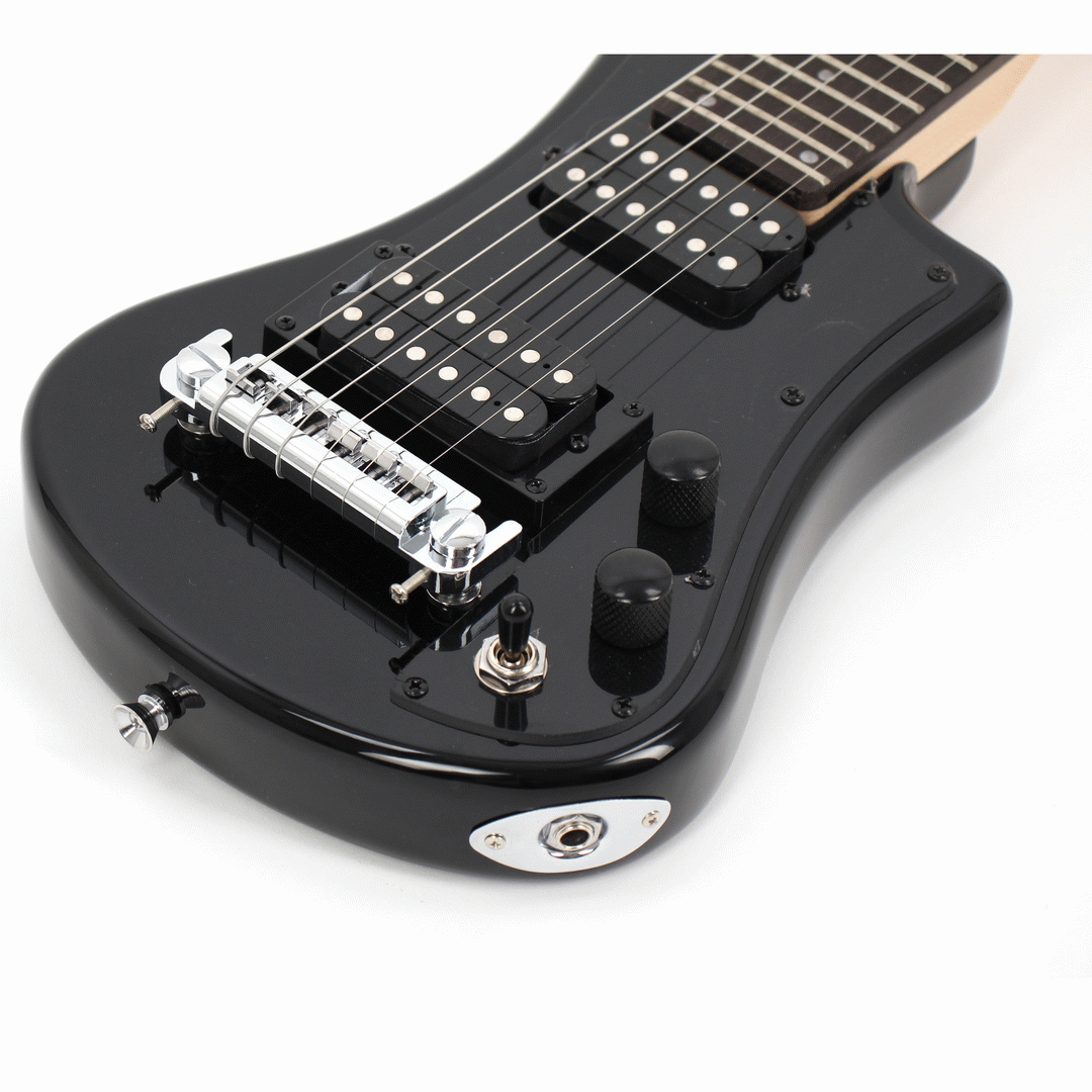 Hofner Deluxe Shorty Guitar Black