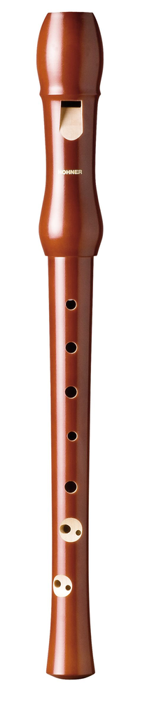 Hohner C-Sopr p/wood lac 2 pt baroq pb Music Rcdr
