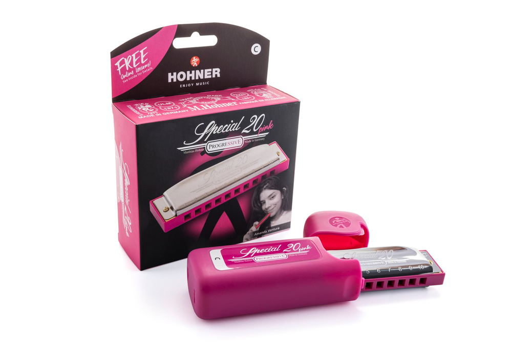 Hohner Special 20 C-major PINK Harmonica