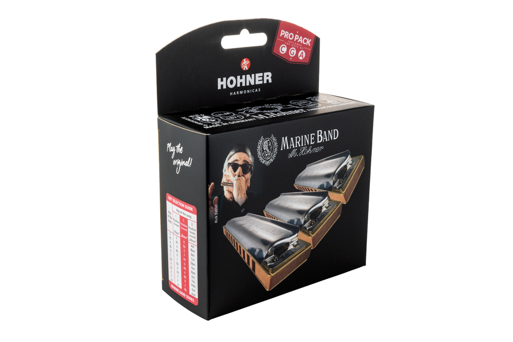 Hohner Marine Band 1896 ProPack  C- G- A-major