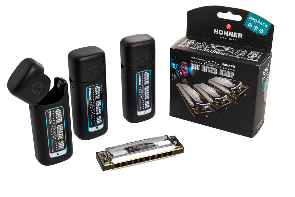 Hohner Big River Harp ProPack C- G- A-major