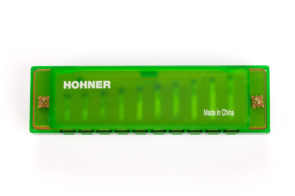 Hohner Translucent Harp C green