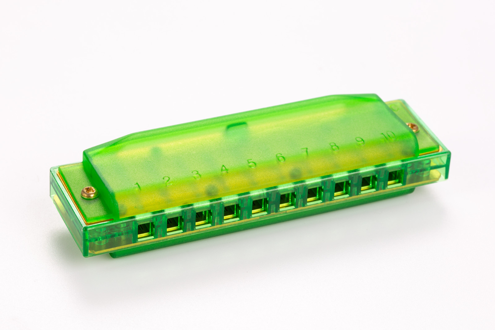 Hohner Translucent Harp C green