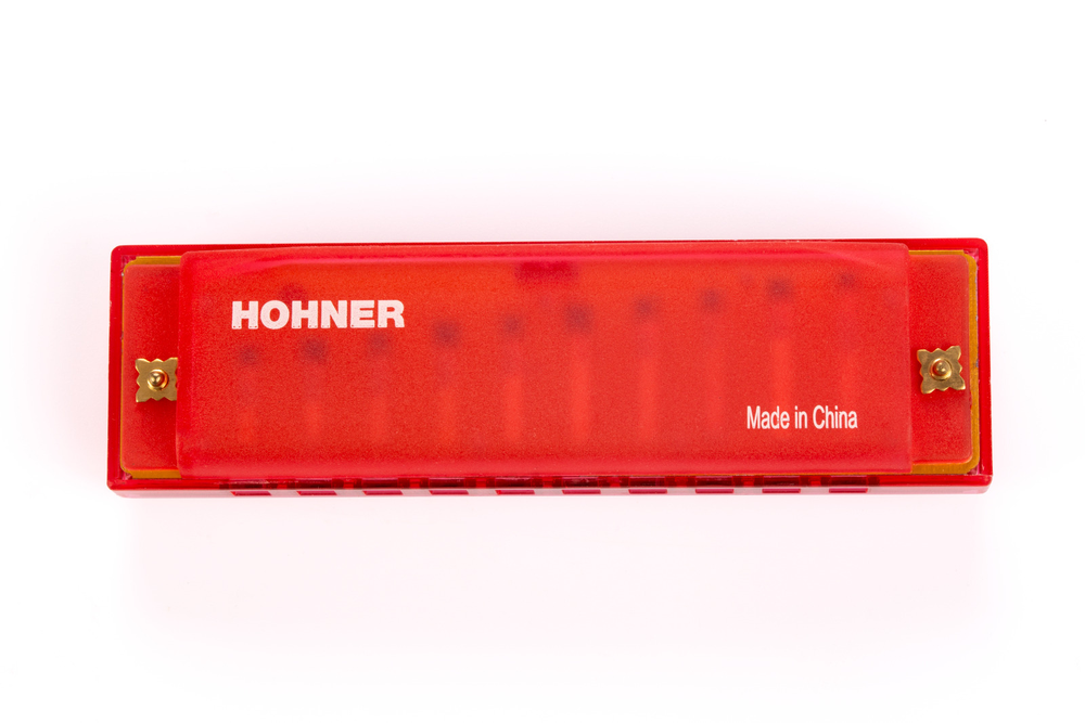 Hohner Translucent Harp C red