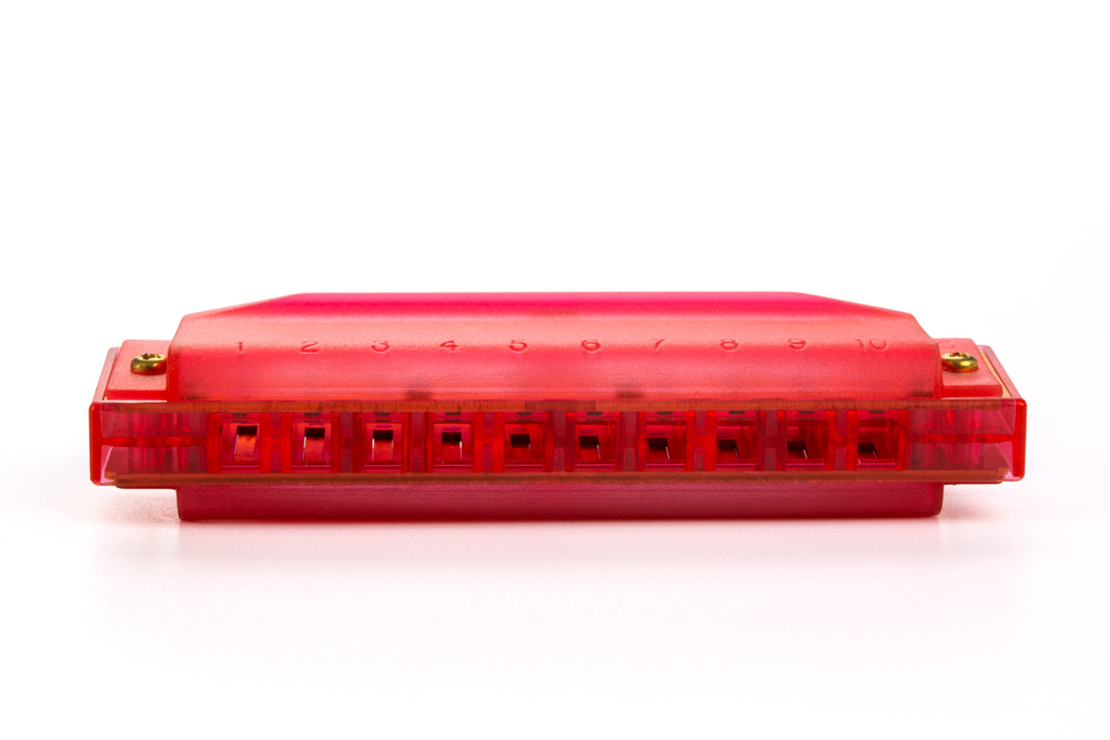 Hohner Translucent Harp C red