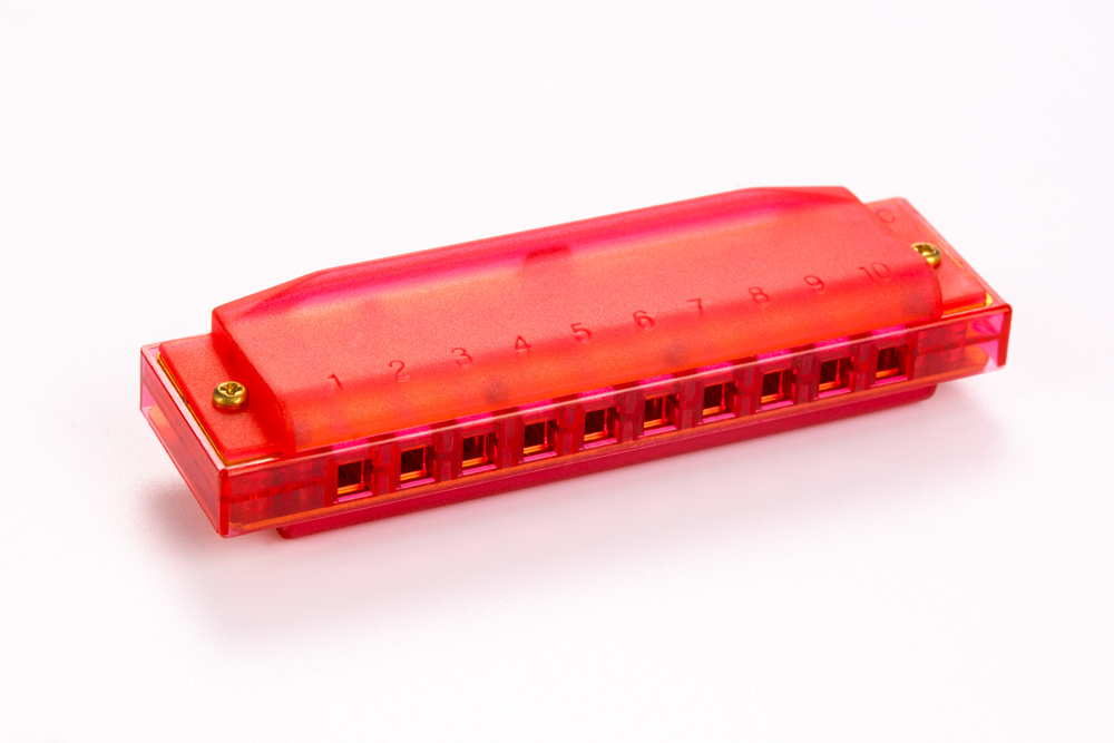 Hohner Translucent Harp C red