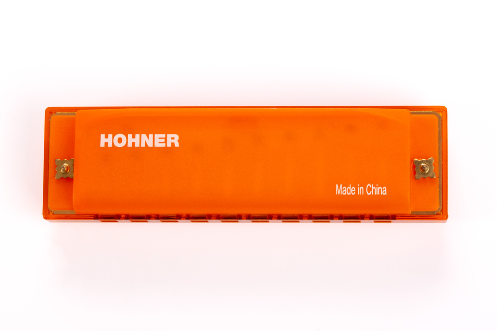 Hohner Translucent Harp C orange
