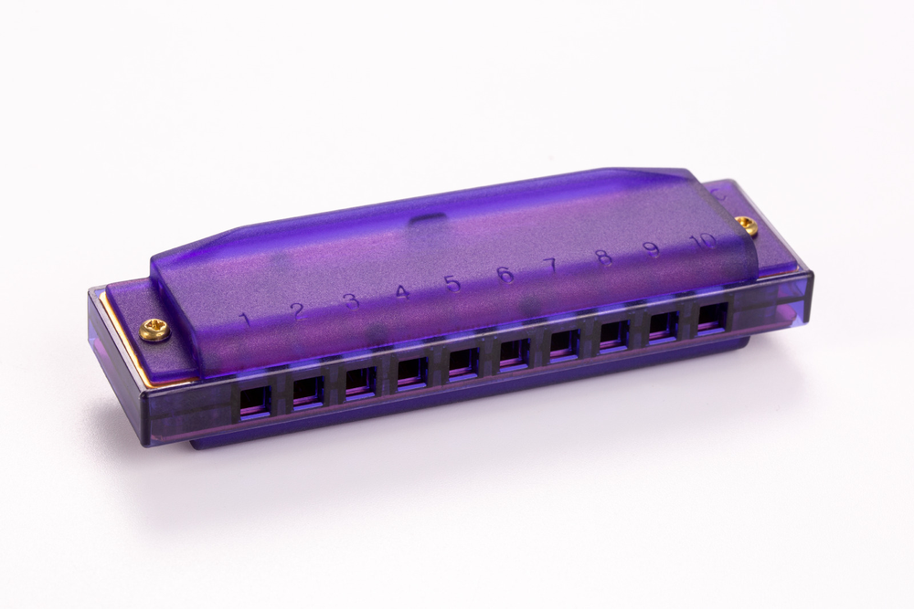 Hohner Translucent Harp C purple