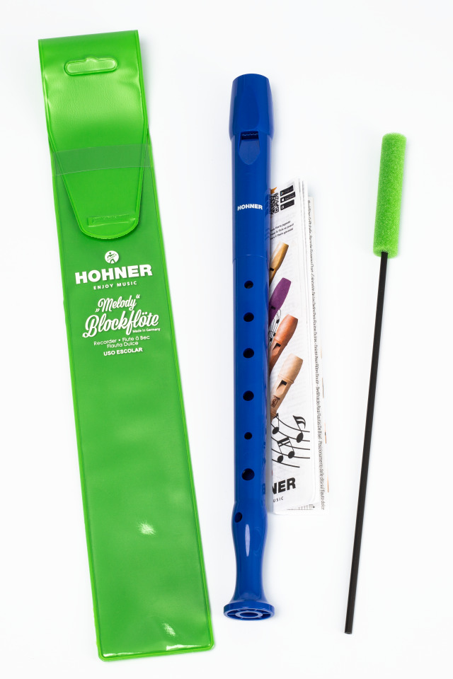Hohner C-Soprano 1 pt ps ger pb d/blu Melody Rcdr