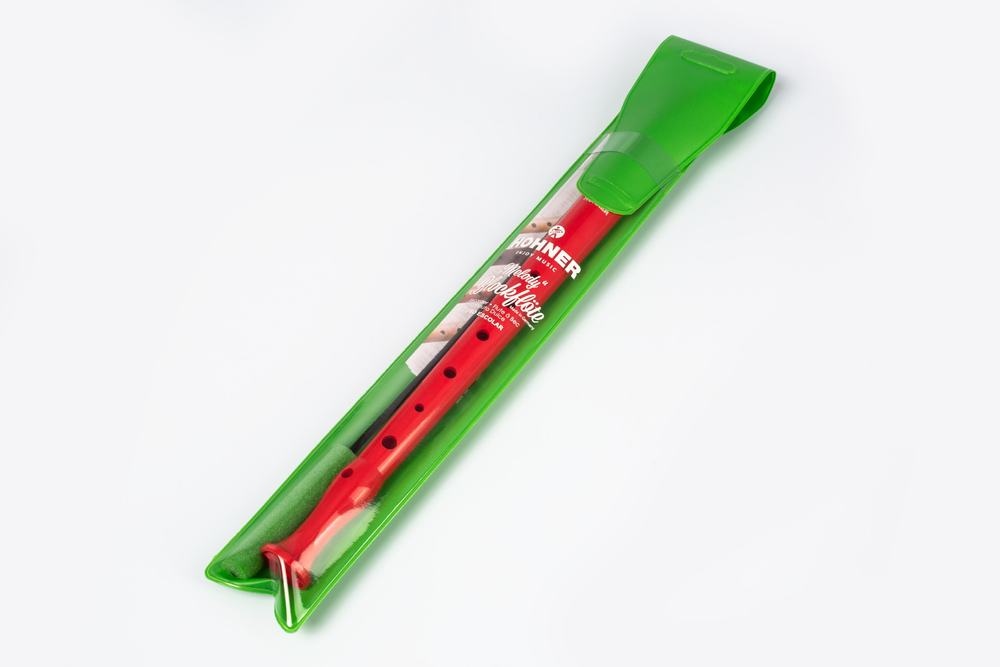 Hohner C-Sopran 1 pt pls ger pb red Melody Rcdr