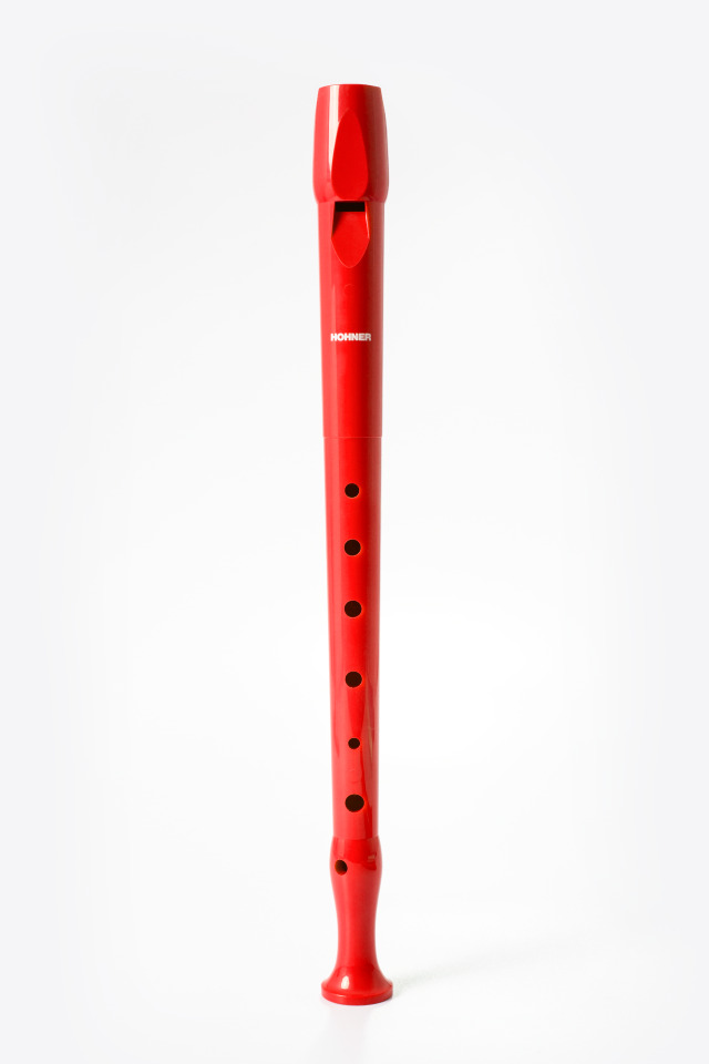 Hohner C-Sopran 1 pt pls ger pb red Melody Rcdr
