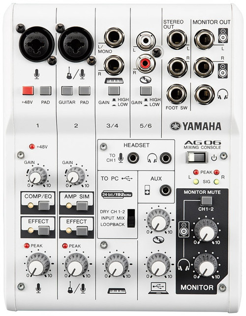 Yamaha Ag06 Mixer/Interface